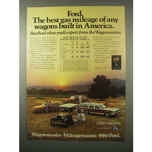 1980 Ford Ad - LTD, Fairmont, Pinto Wagons