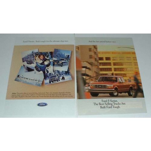 1995 Ford F-series Pickup Truck Ad w/ DeeDee Jonrowe