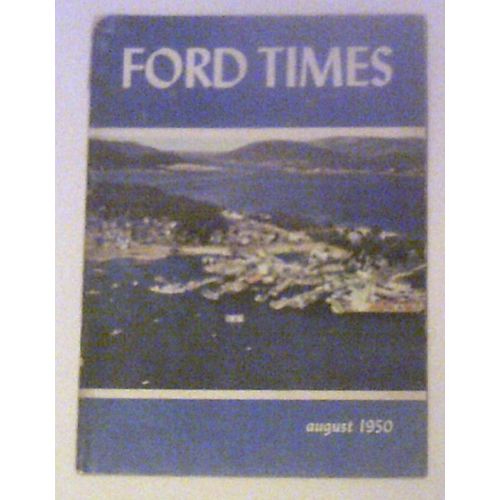 Ford Times August 1950 Original copy Free Shipping