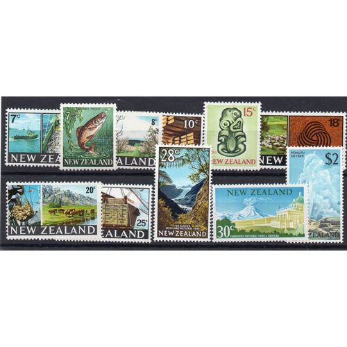 New Zealand Sg870 - Sg879 complete set of 11 fresh mint never hinged (G246)