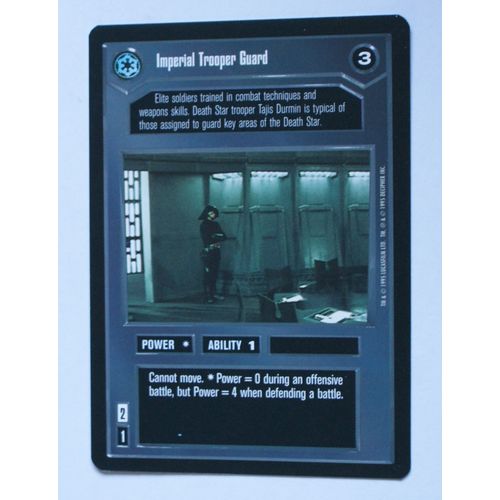 Star Wars CCG: Premiere Limited # Imperial Trooper Guard (A) dark 1995 decipher