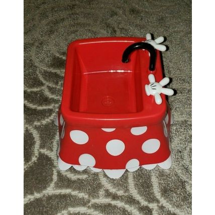 DISNEY DISNEYLAND MINNIE MOUSE SKIRT SHAPED BOWL SINK TUB CONTAINER~NEW~