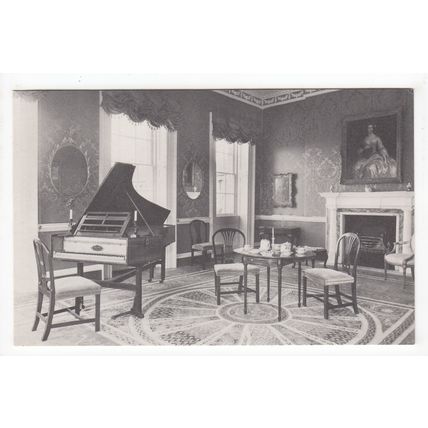 The Drawing Room No 1 Royal Crescent Bath Postcard Somerset