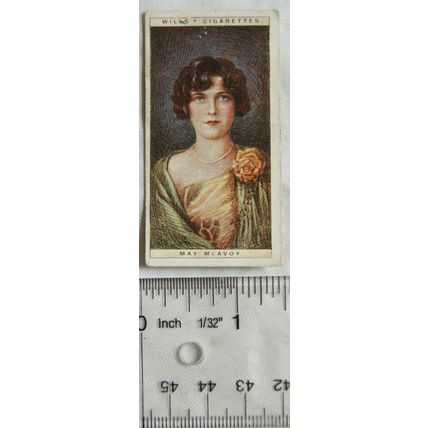 1928 Wills Cinema Stars 2nd No. 15 May McAvoy