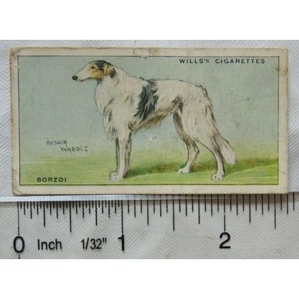 1937 Wills Dogs No. 5 Borzoi
