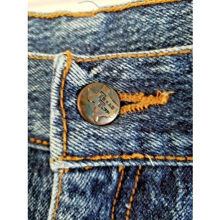 Texas Tuff Women's Blue Cotton Blend Denim Jeans Size 29