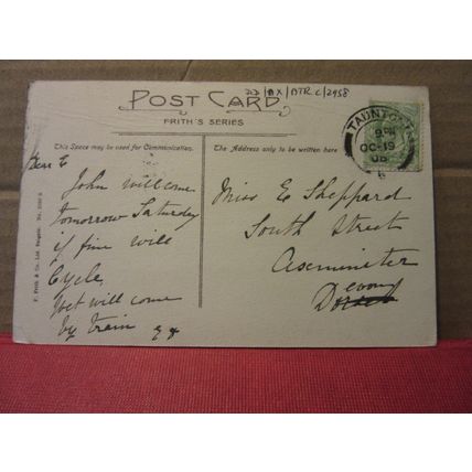 GLASTONBURY ABBEY, St. JOSEPH'S CHAPEL, Somerset. used antique postcard Frith #