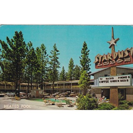 Lake Tahoe CA - Lot of 6 - Postcards & Stamps - Vintage - 1960's