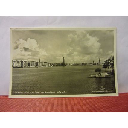 STOCKHOLM, SWEDEN used vintage postcard 1960 pm =