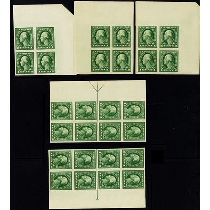 408, MNH 1¢ VF Position Multiples GREAT GROUP! - * Stuart Katz