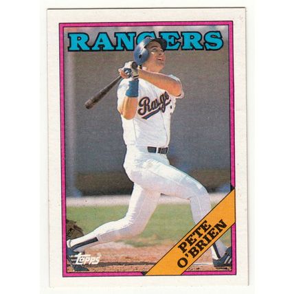 1988 Topps baseball card 721 Pete O'Brien