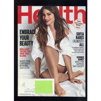 HEALTH Magazine - October, 2018 | The Beauty Issue | Sofia Vergara | 120 Pages