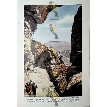 Petra, Arabia (Jordan), Book Illustration (Print), c1920