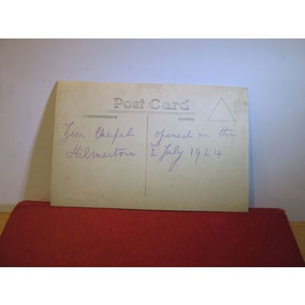 THE CHAPEL, HILMARTON, WILTSHIRE unused antique postcard RP dated 1924 =