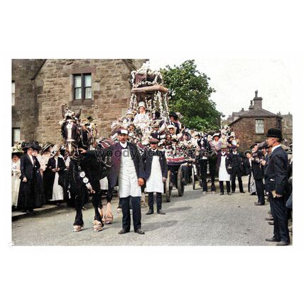 ptc0799 - Birstall , 1911 Coronation Festival , Yorkshire - print 6x4