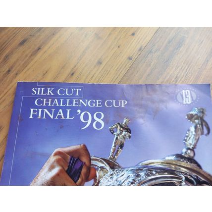 1998 Rugby League Challenge Cup Final, Ticket & newspaper – Sheffield vs Wigan