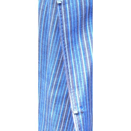 Misses Linen Jacket Covington NWt Y/D Stripe LG Vintage Sears Eyehook Closures