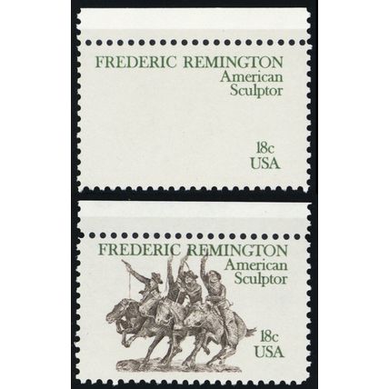 1934b, Mint NH 18¢ Black Engraved Color Omitted Error With Normal - Stuart Katz