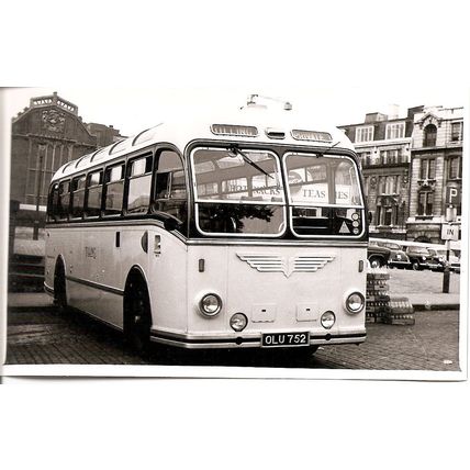 Black & White Photograph of Tillings Transport (BTC) Ltd. - OLU 752