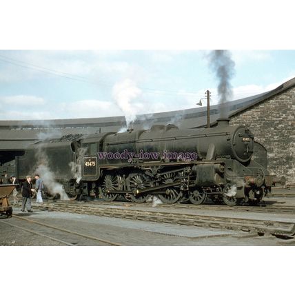pu3416 - Engine No.45425 at Inverness Shed, Scotland - photograph 6x4