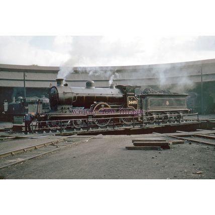 pu3417 - Engine No.54493 at Inverness Shed, Scotland - photograph 6x4