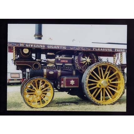 tz0539 - Showmens Traction Engine - Fowler 14425 "Carry On" McGiverns. photo 7x5