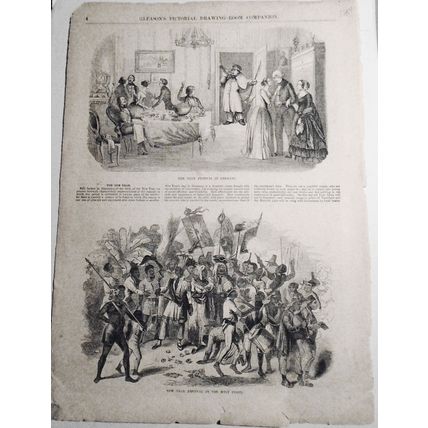 1854 New Year Festival In Germany & In The West Indies - Gleason's Pictorial