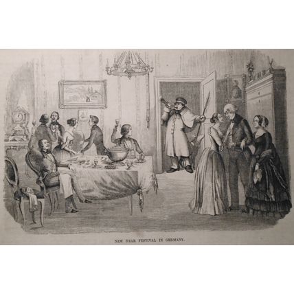 1854 New Year Festival In Germany & In The West Indies - Gleason's Pictorial