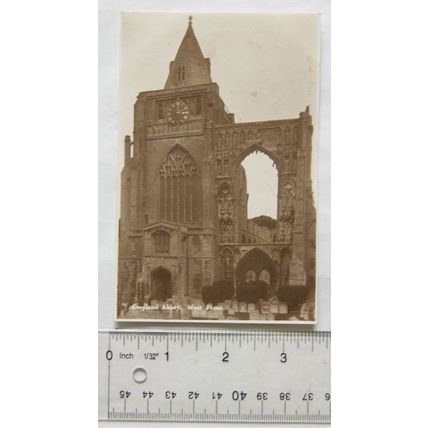vintage postcard Crowland Abbey