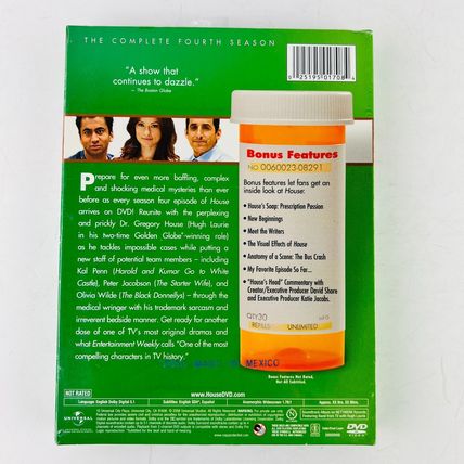 House - Season 4 DVD Box Set NEW Sealed Hugh Laurie