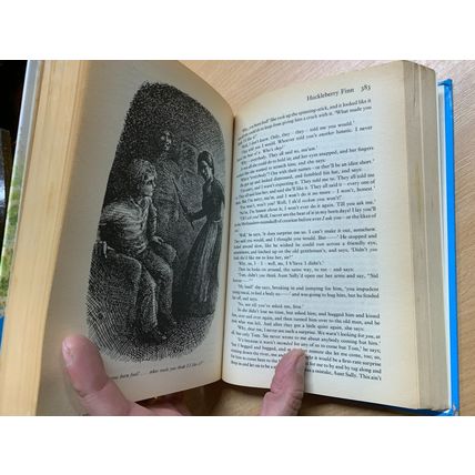1978 MARK TWAIN "TOM SAWYER/HUCK FINN/PRINCE PAUPER" ILLUSTRATED HB BOOK (P4)