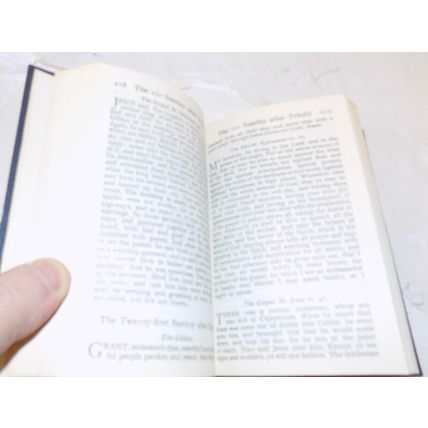 The Book Of Common Prayer Protestant Episcopal 1945 Blue Pocket Hardcover