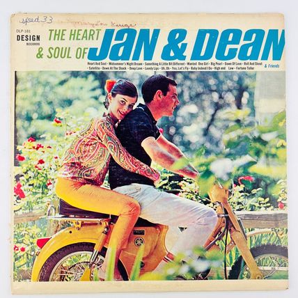 The Heart & Soul Of Jan & Dean And Friends Vinyl LP Record Album DLP-181