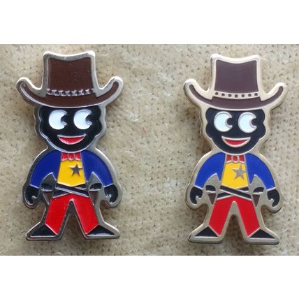 2 x 1980’s Robertsons Cowboys with differences in hat bands