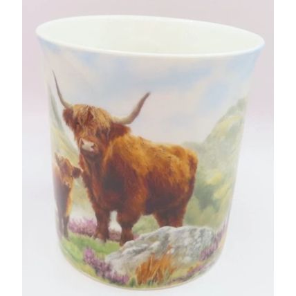 Highland Cow Mug Fine China Mug 9 CM Ceramic Dishwasher & Microwave Safe Gift