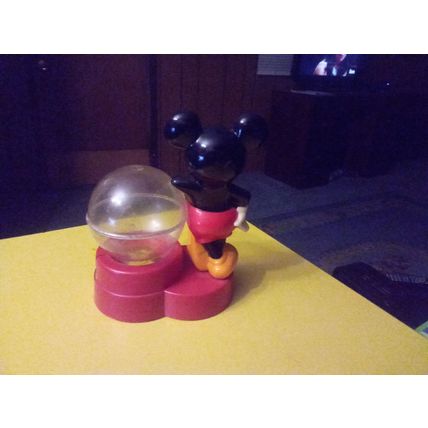 Old Vintage Original Walt Disney Superior Toys Mickey Mouse Bank W/Key 1974