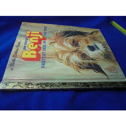 1978 BENJI Fastest Dog in the West Little Golden Book! $10.00 Shipped!