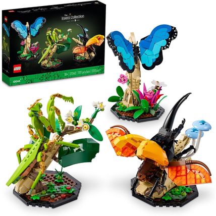 LEGO Ideas the Insect Collection - Collectible Model Building Kit for Adults, Ag