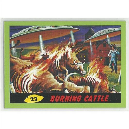MARS ATTACKS HERITAGE ' PARALLEL GREEN BORDER ' card # 22