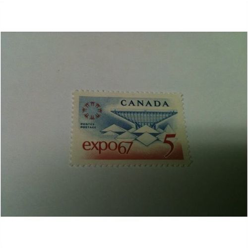 CANADA WILDLIFE 1967 EXPO 67 5c H/V USED