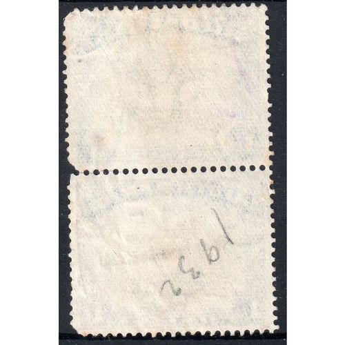 1927 SOUTH AFRICA Sg36 1/- BILINGUAL PAIR GOOD USED (BT57)