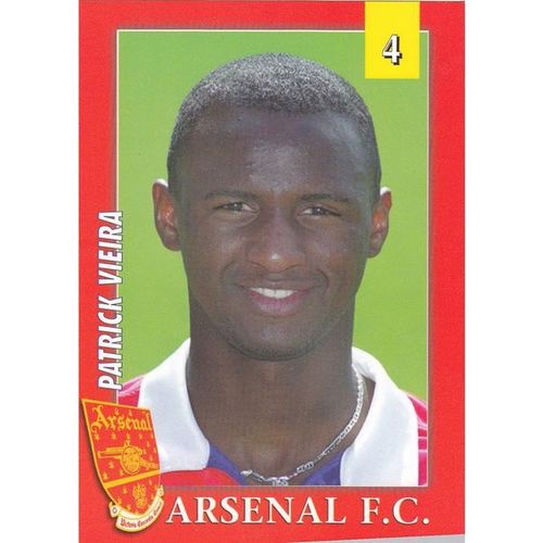 Arsenal F C Patrick Vieira Football Sport Postcard (SP1200)