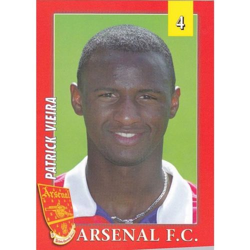 Arsenal F C Patrick Vieira Football Sport Postcard (SP1200)