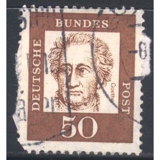 Germany 1961 - SG1270 - 50pf brown - "Goethe" - used