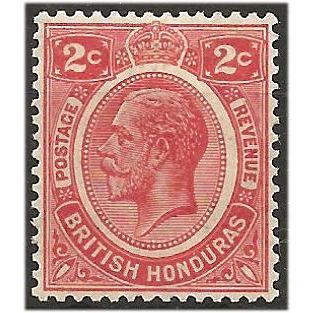British Honduras 1926 SG128 2c Rose-Carmine Mounted Mint . .. .