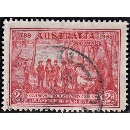AUSTRALIA, 1937 2d NSW Anniv., SG 193 (Scott #163), used