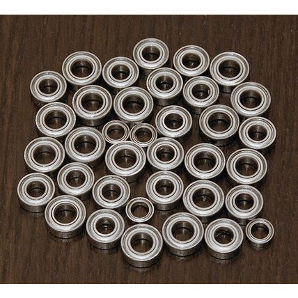 (36pcs) TAMIYA JUGGERNAUT 1 / JUGGERNAUT 2 Metal Sealed Ball Bearing Set
