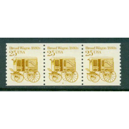 2136 25c Bread Wagon Very Fine MNH Dry Gum PNC 4/3 W0416
