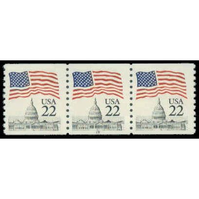 2115a 22c U.S. Flag Very Fine MNH PNC 18/3 R0719