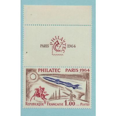 France Stamp Scott #1100, Mint Never Hinged, With Label